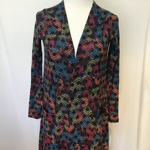 Lularoe XS Sarah duster sweater in bright colors
